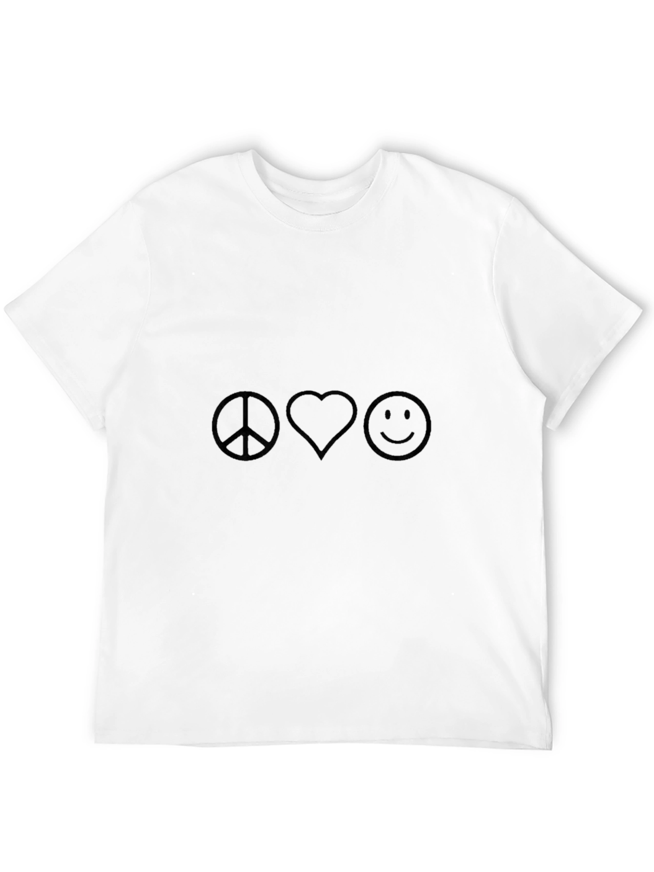 Peace Love Smiley T-Shirt