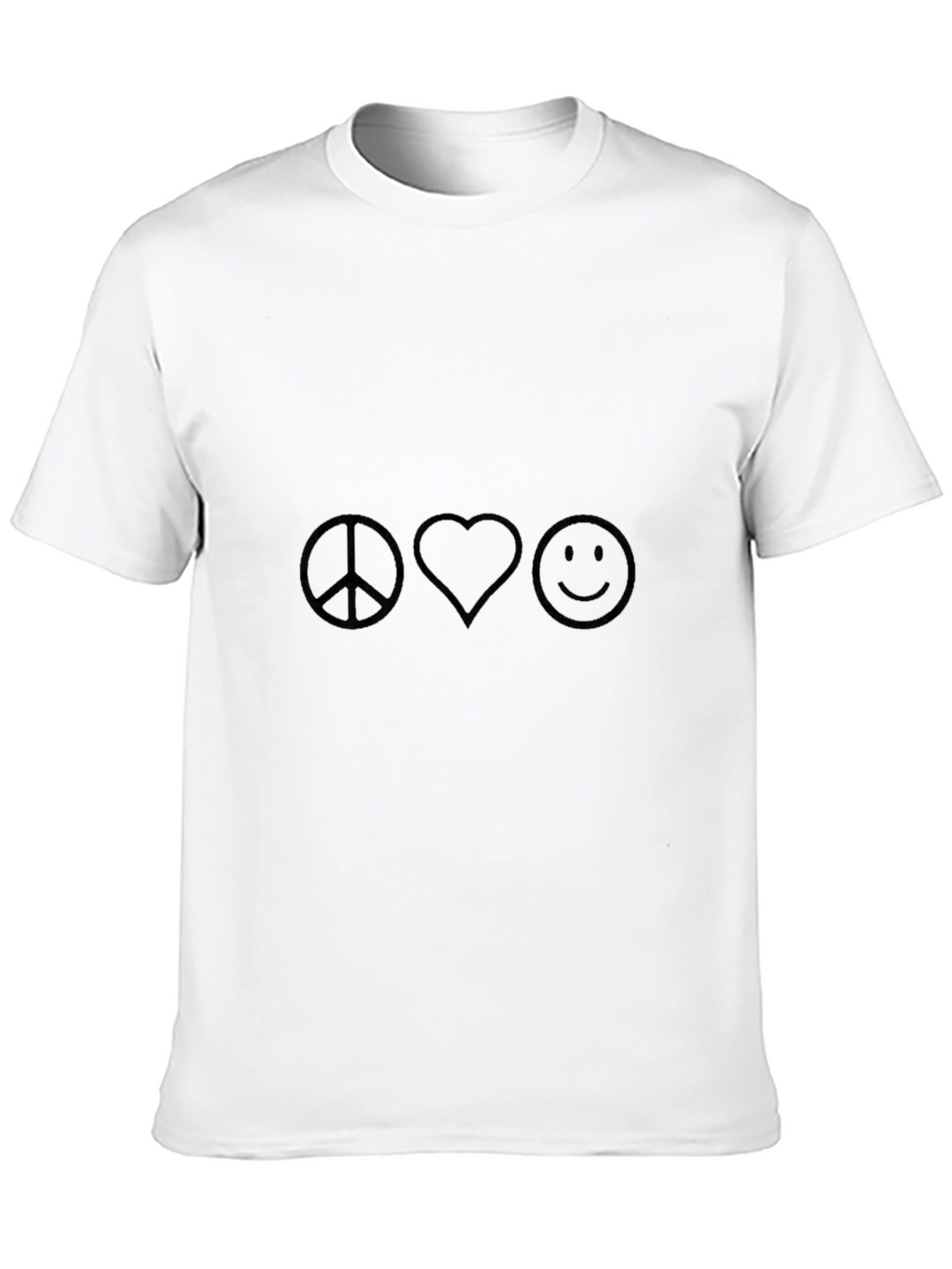 Peace Love Smiley T-Shirt