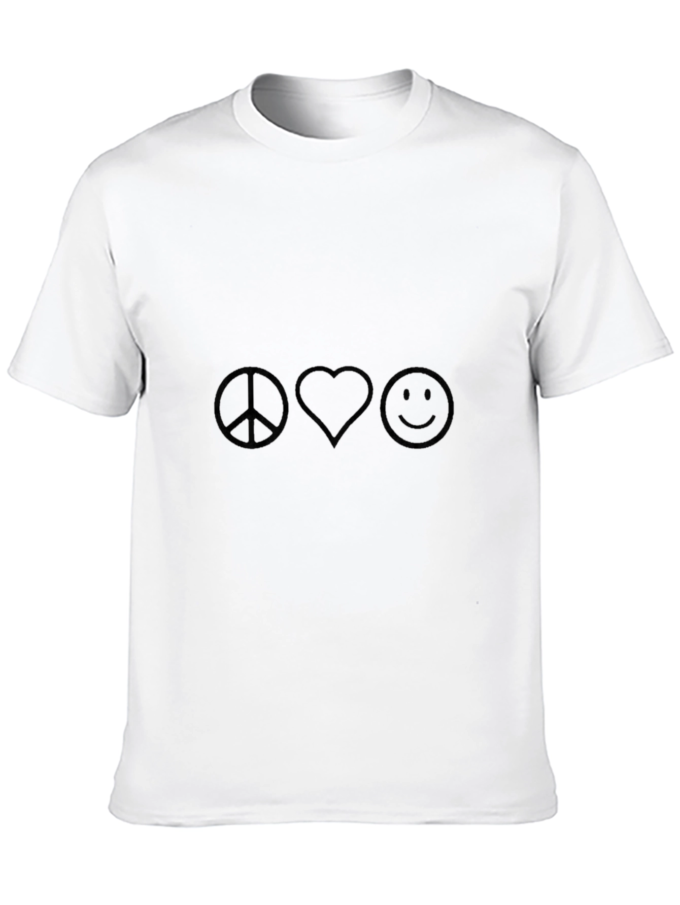 Peace Love Smiley T-Shirt