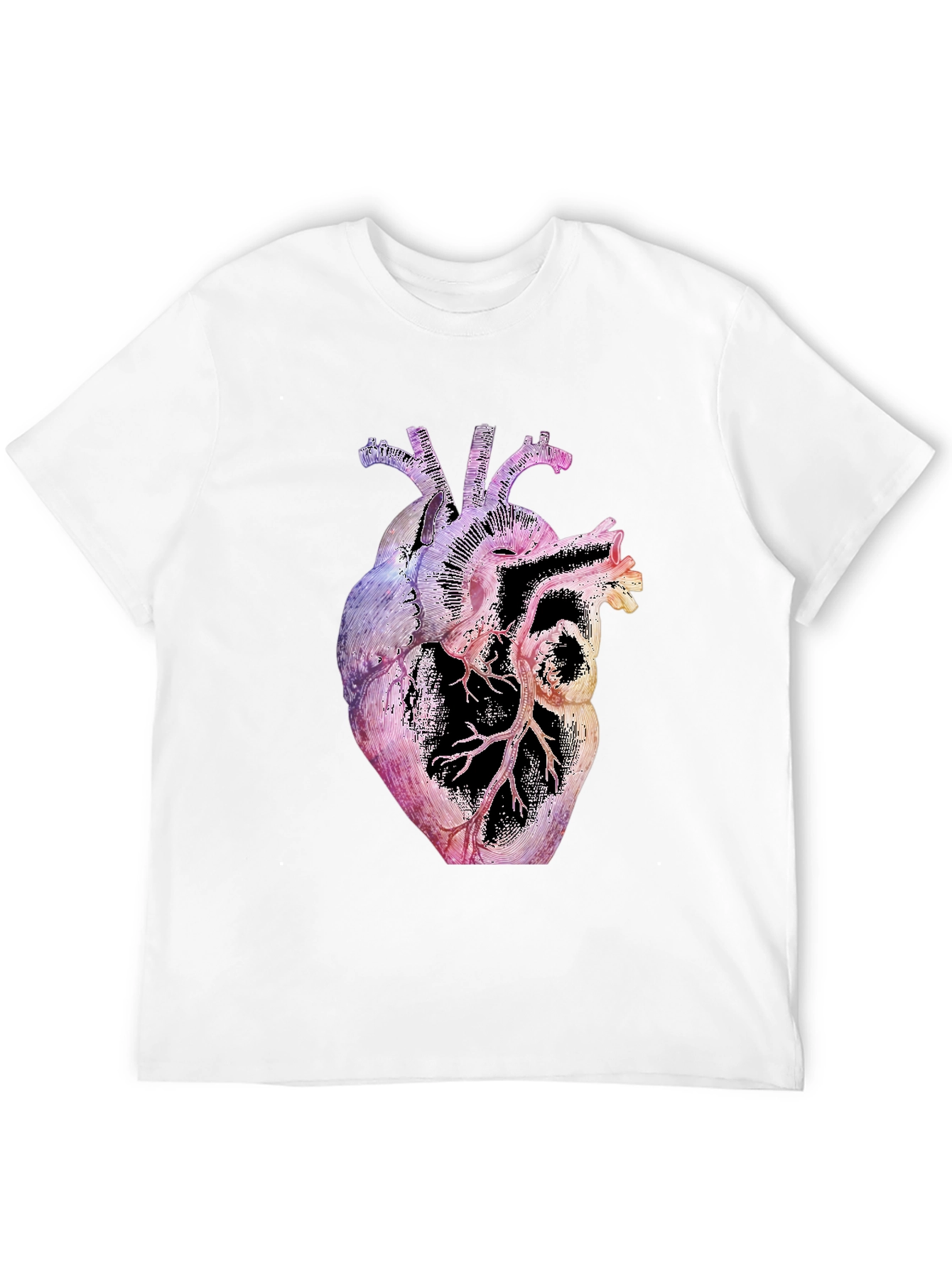 Anatomical Heart Graphic Black T-Shirt