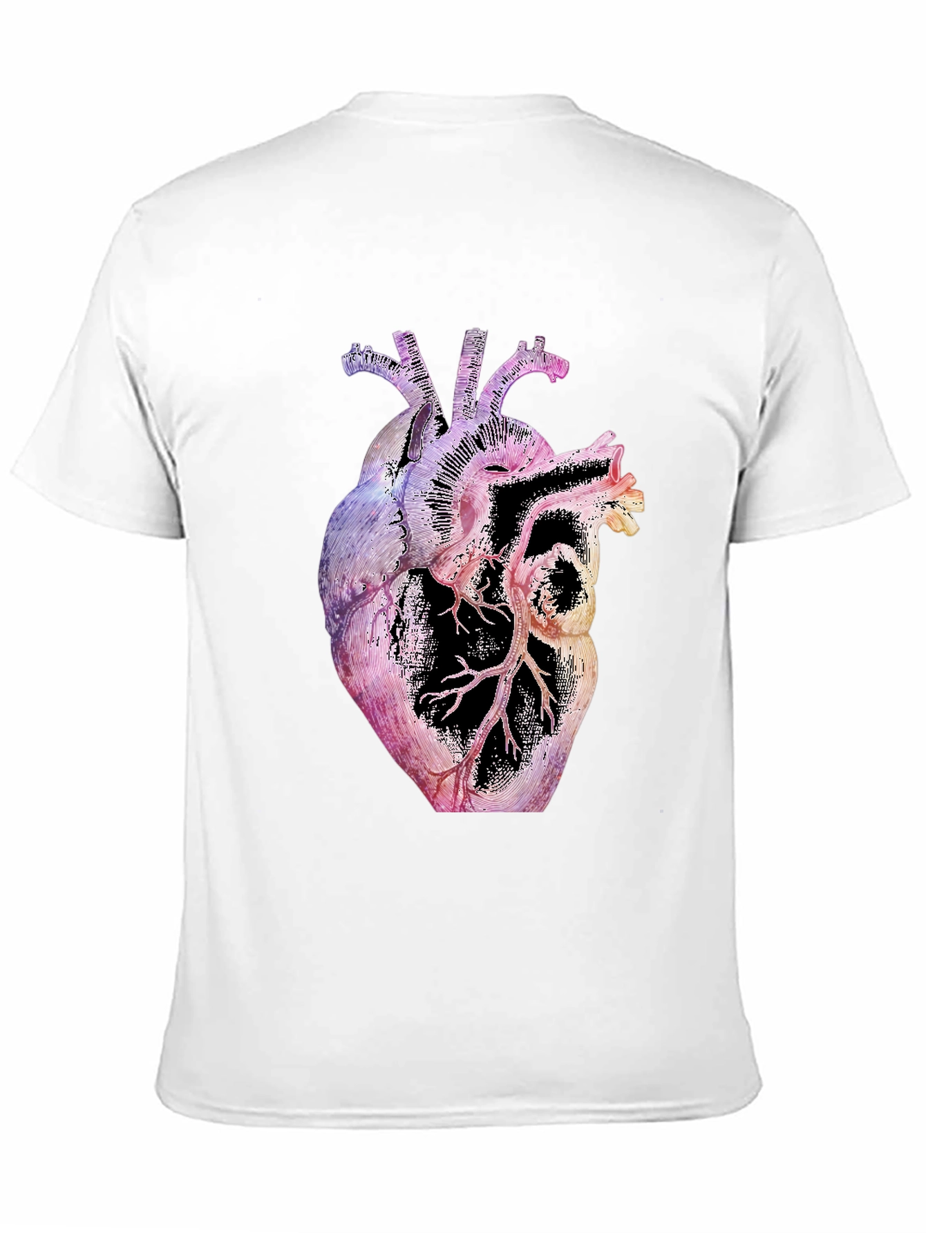 Anatomical Heart Graphic Black T-Shirt