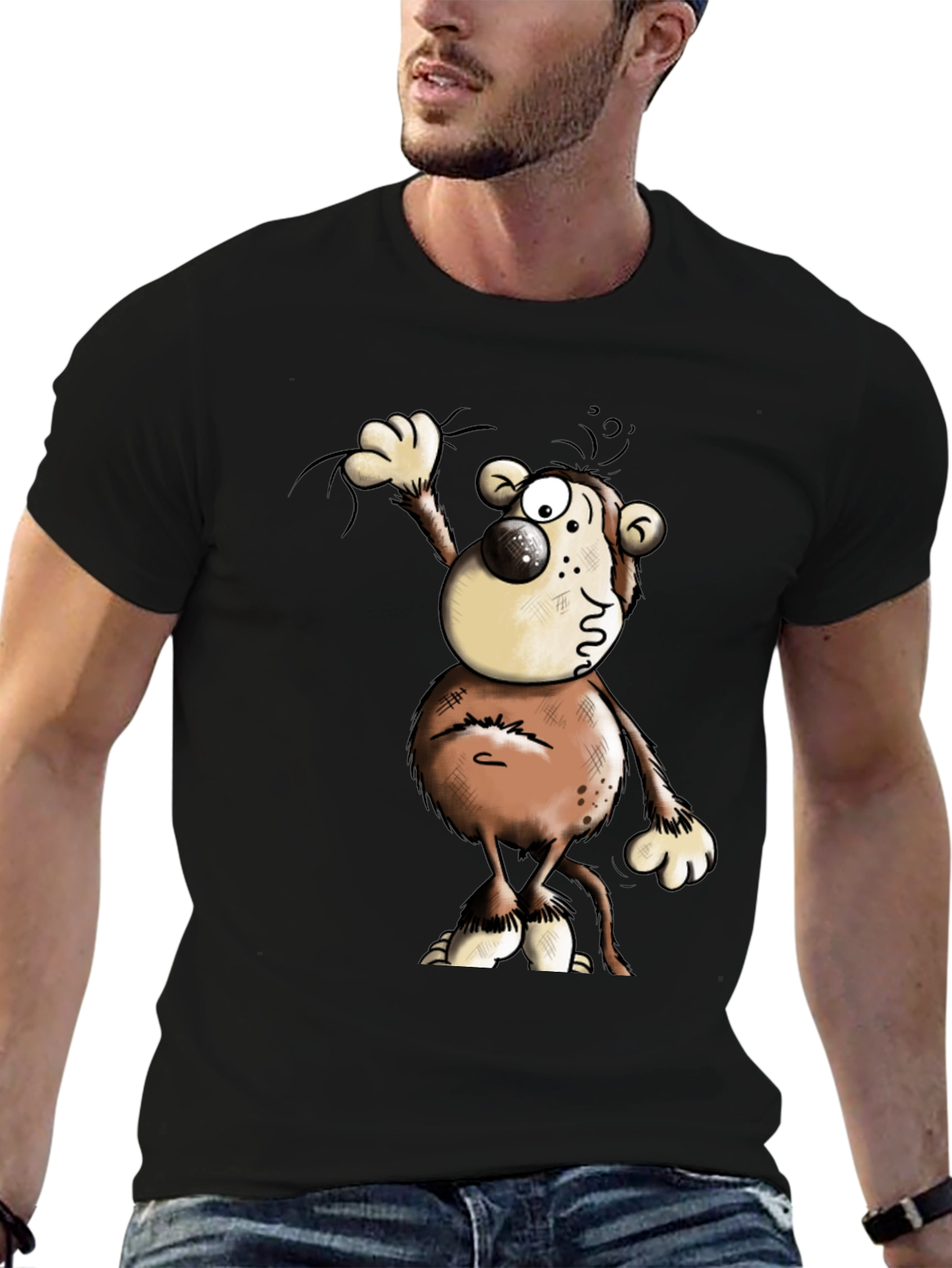 Cartoon Character Graphic Print Tee