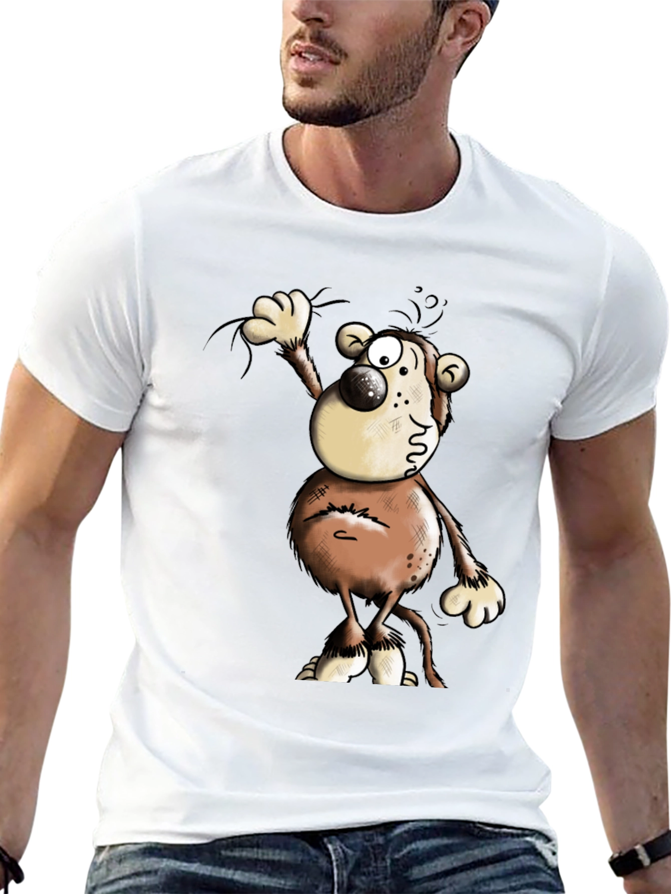 Cartoon Character Graphic Print Tee