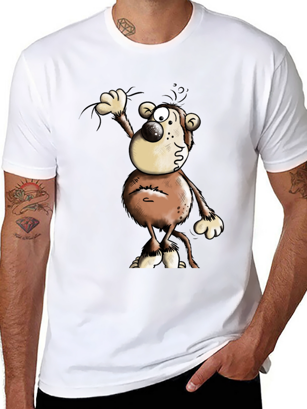 Cartoon Character Graphic Print Tee