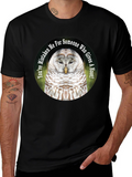 Owl Graphic Tee - Youve Mistaken Me
