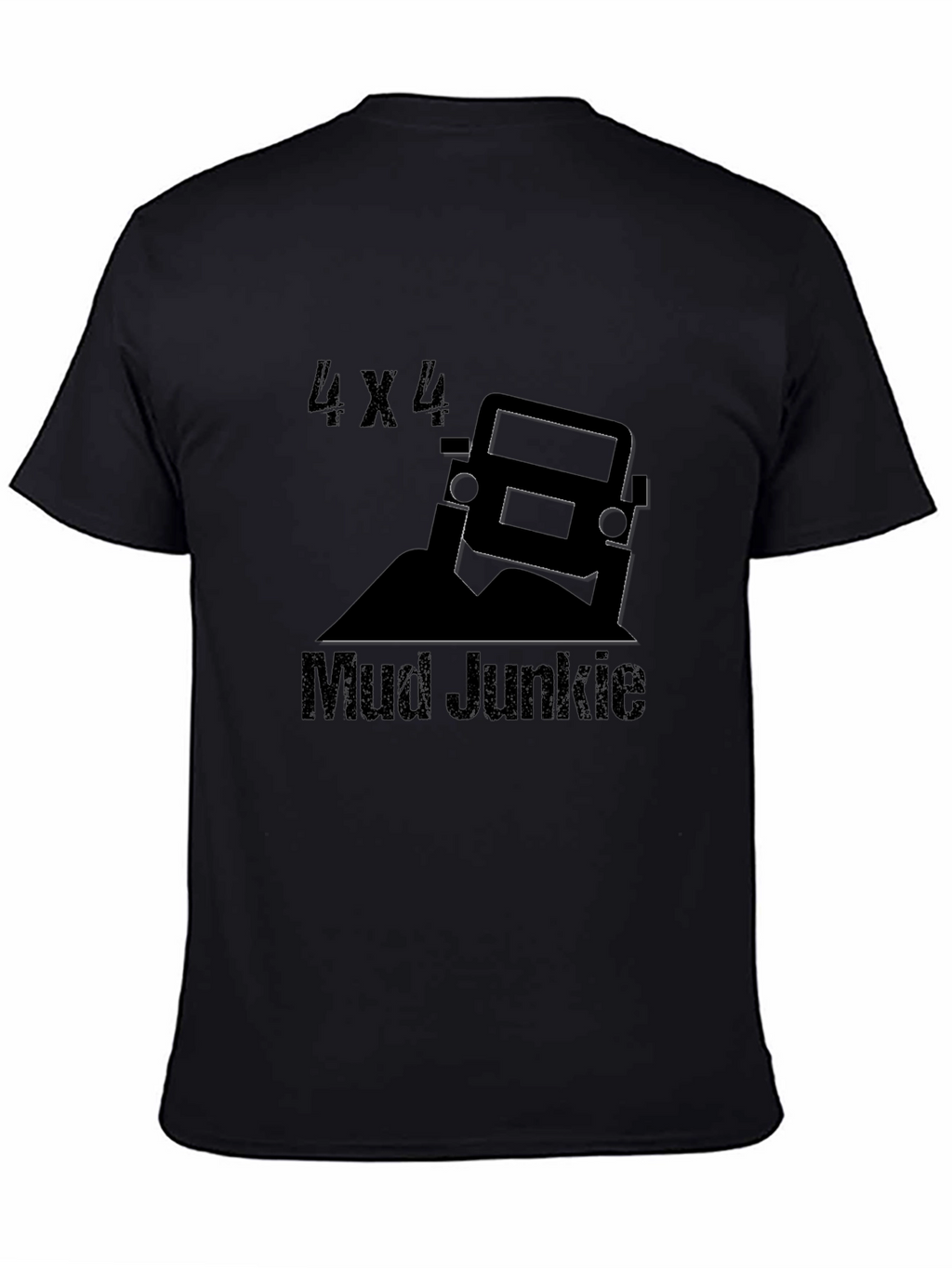 4x4 Mud Junkie Black T-Shirt