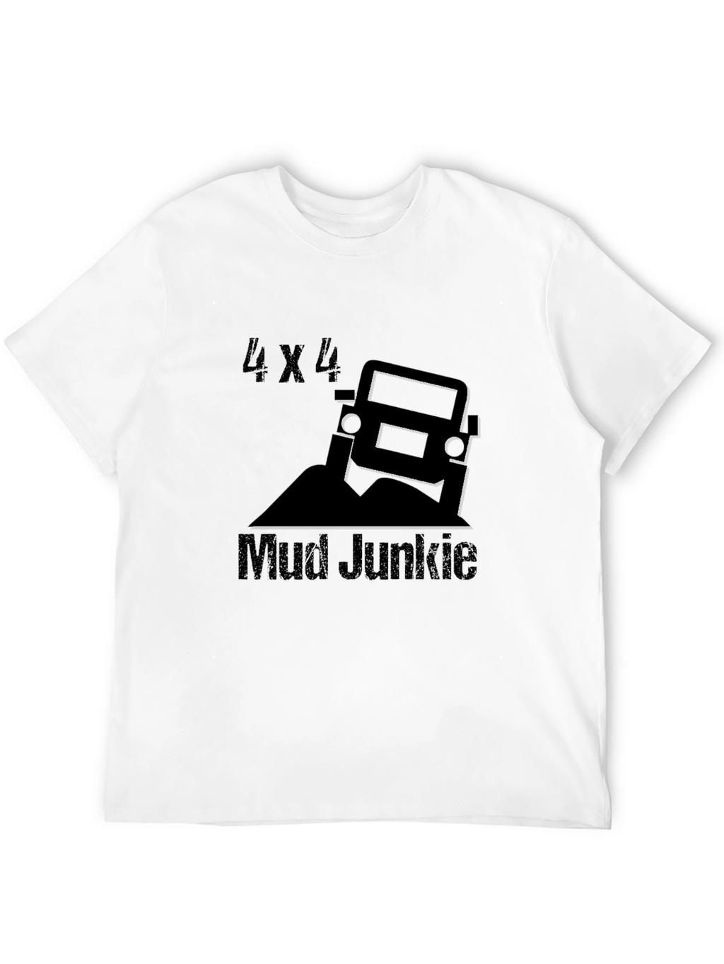 4x4 Mud Junkie Black T-Shirt