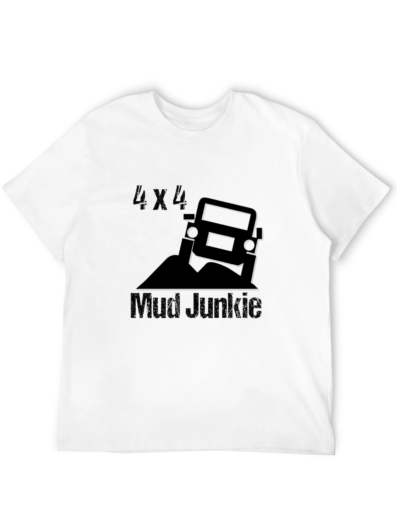 4x4 Mud Junkie Black T-Shirt