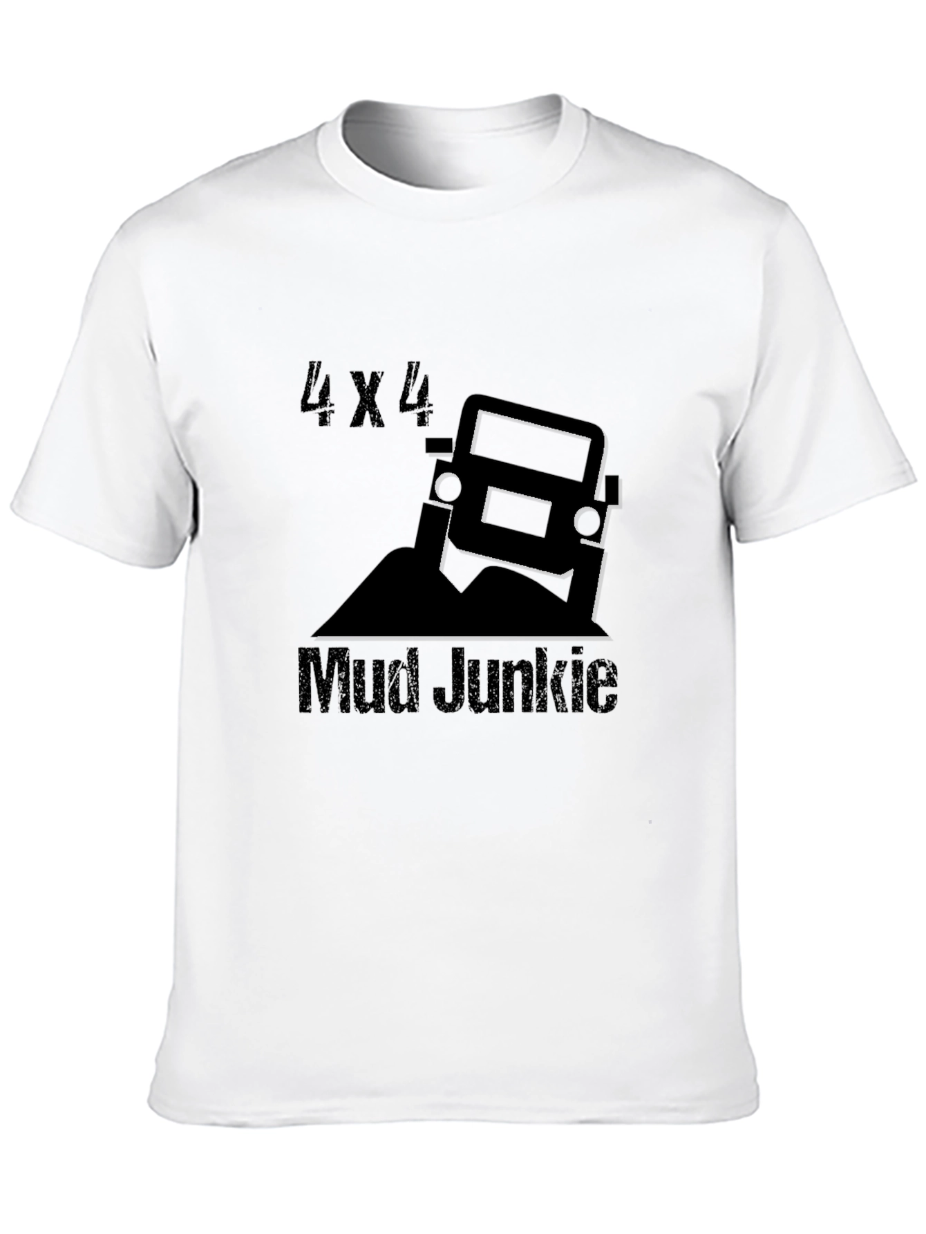 4x4 Mud Junkie Black T-Shirt