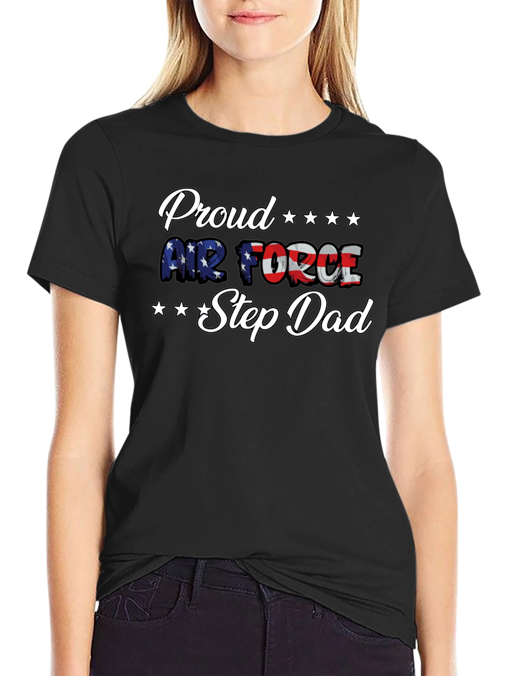 Proud Air Force Step Dad T-Shirt
