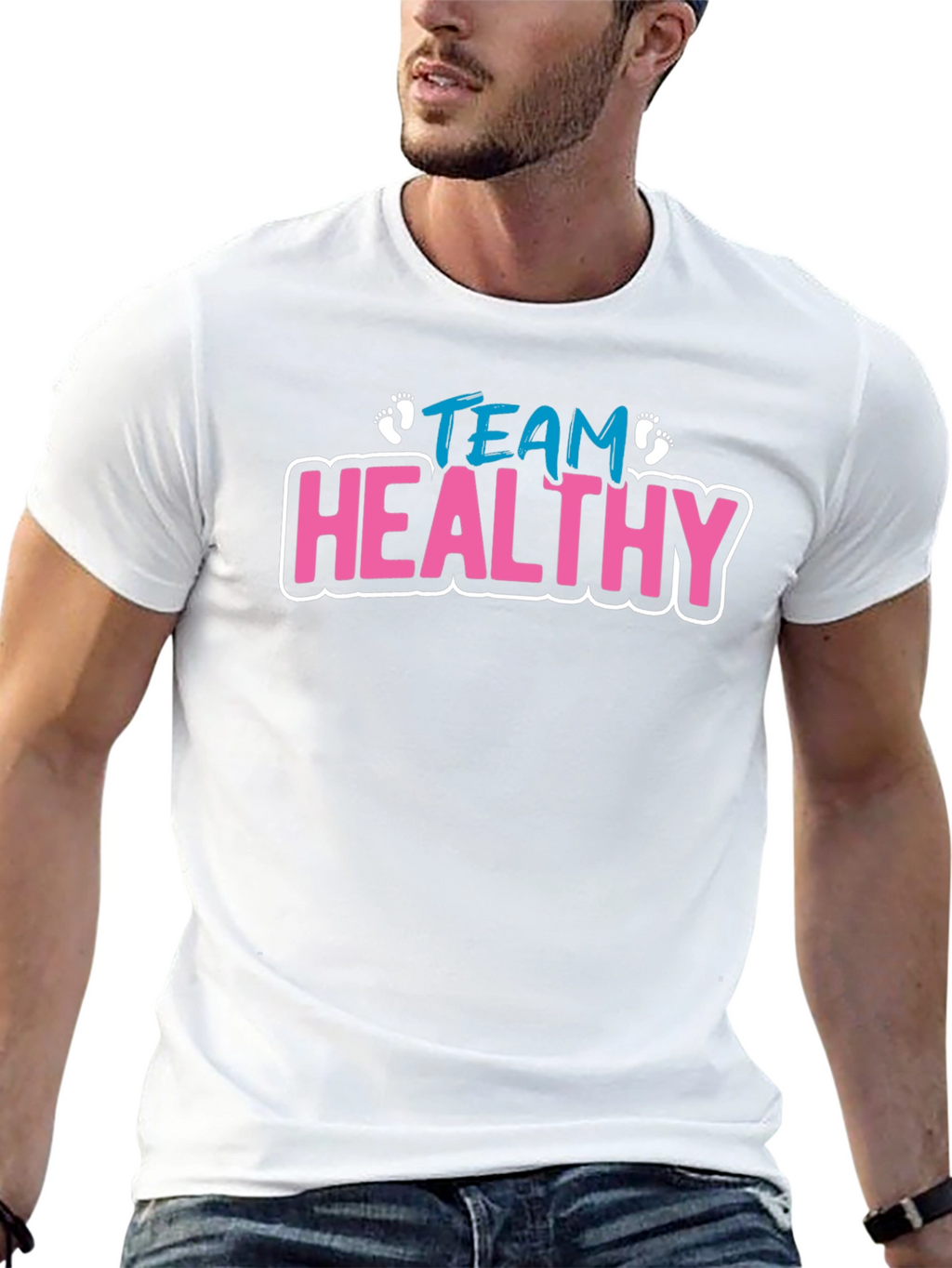 Team Healthy Baby Announcement T-Shirt