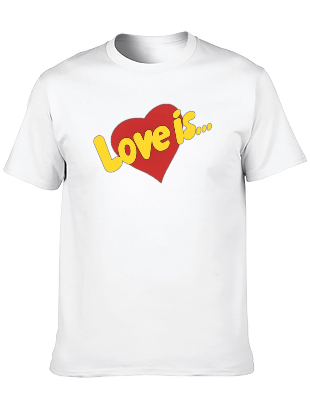 Love is... T-Shirt - Classic Heart Design