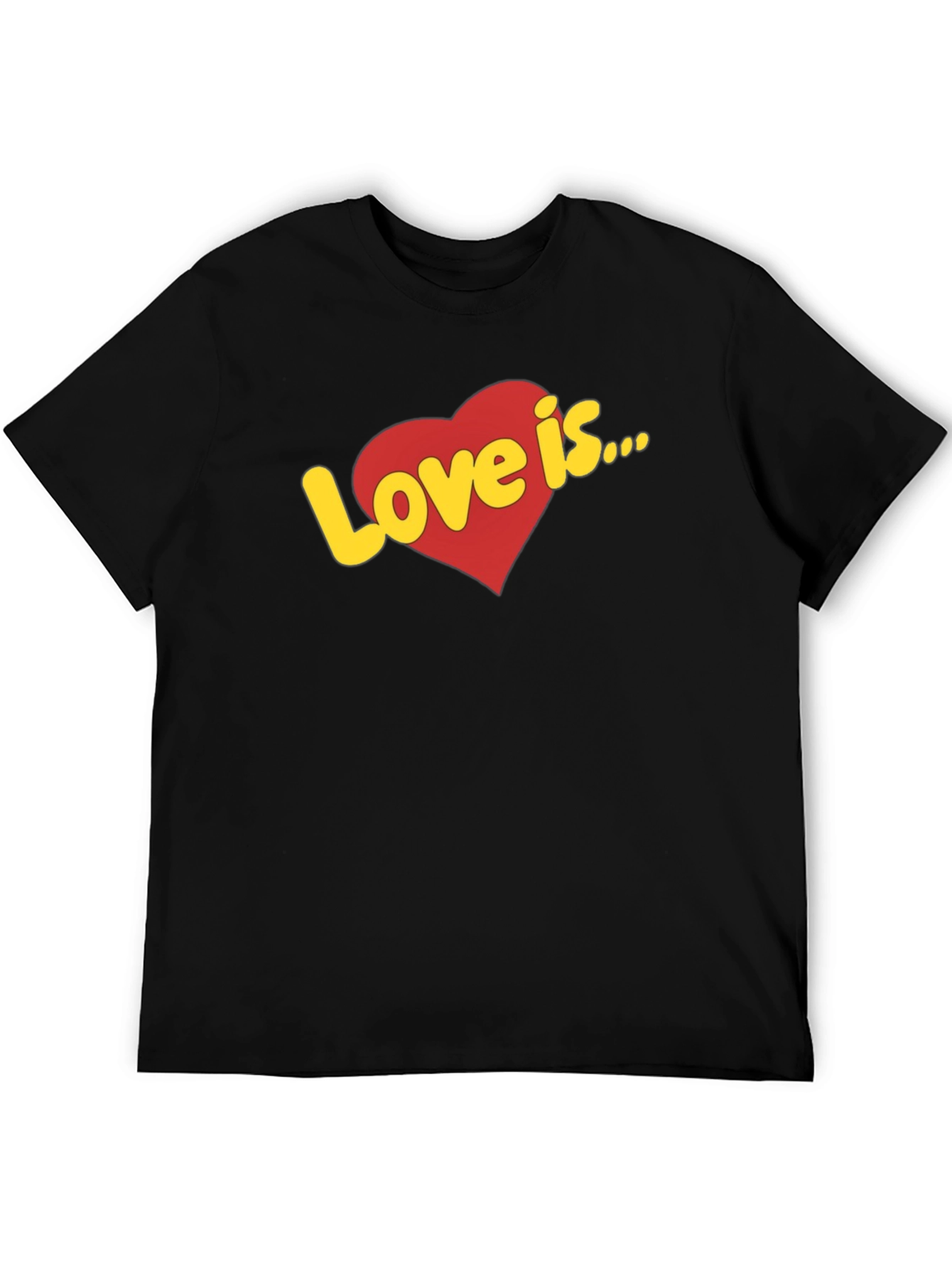 Love is... T-Shirt - Classic Heart Design