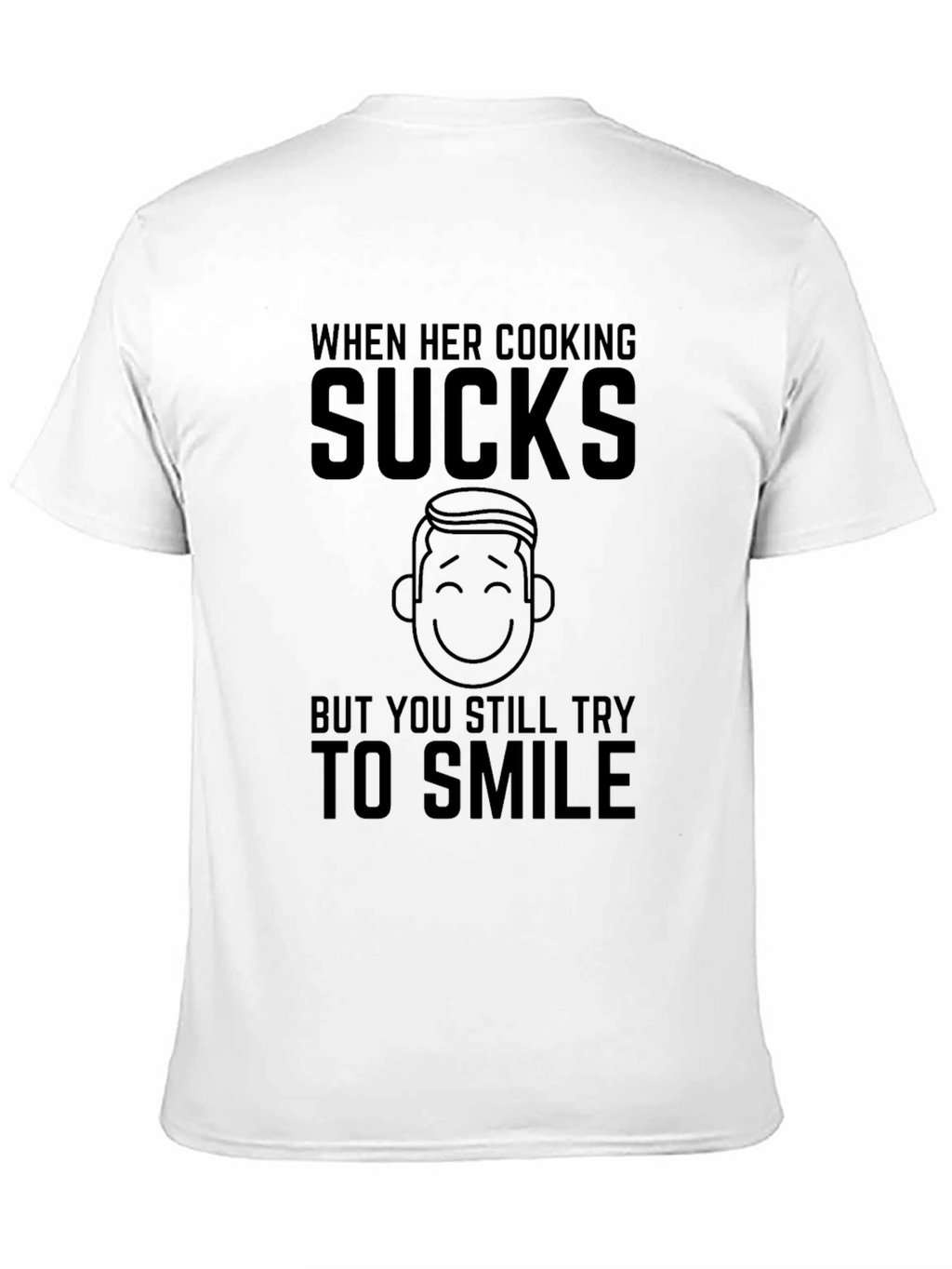 Cooking Sucks Humor T-Shirt - Mens Black Tee