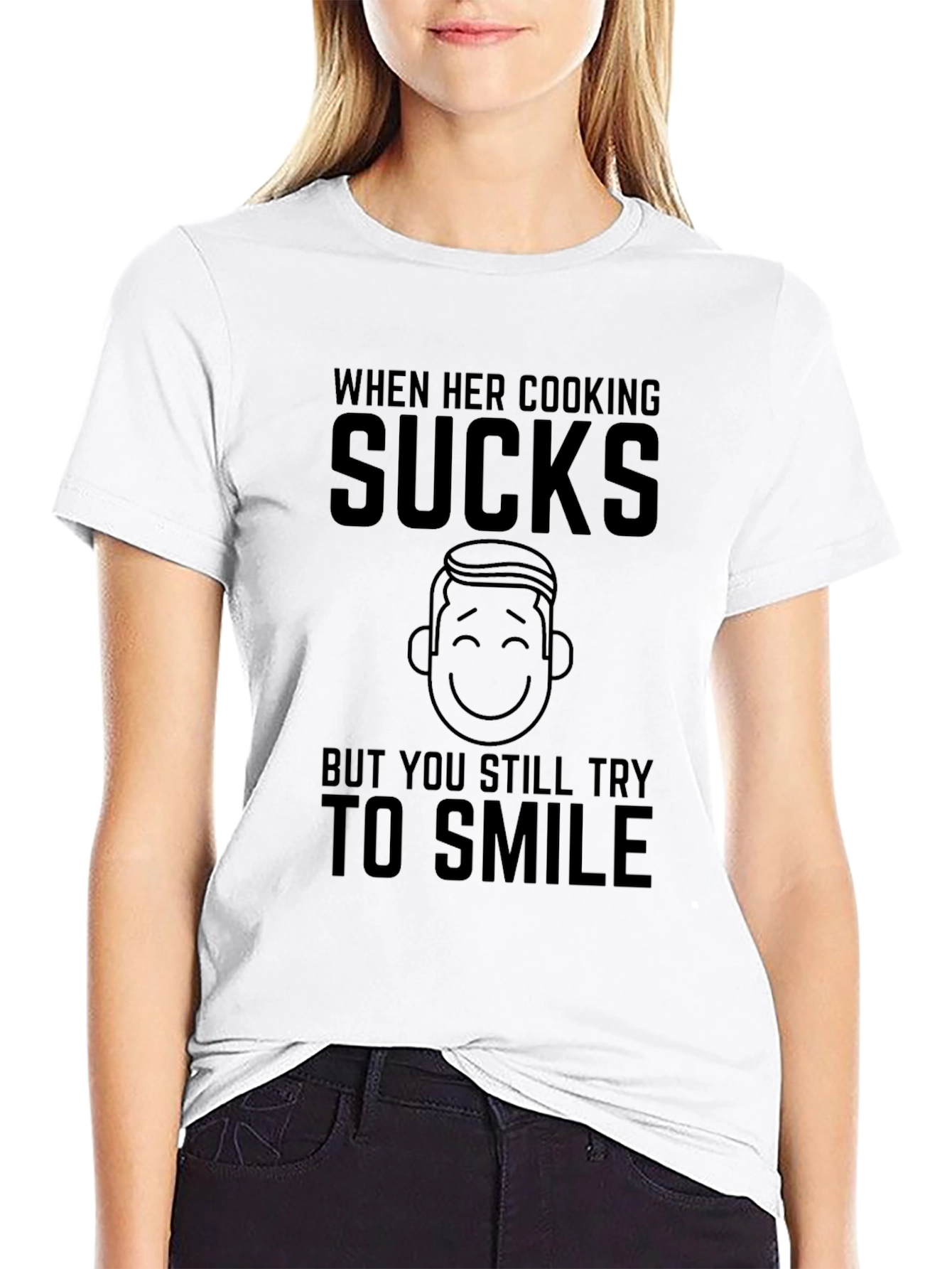 Cooking Sucks Humor T-Shirt - Mens Black Tee