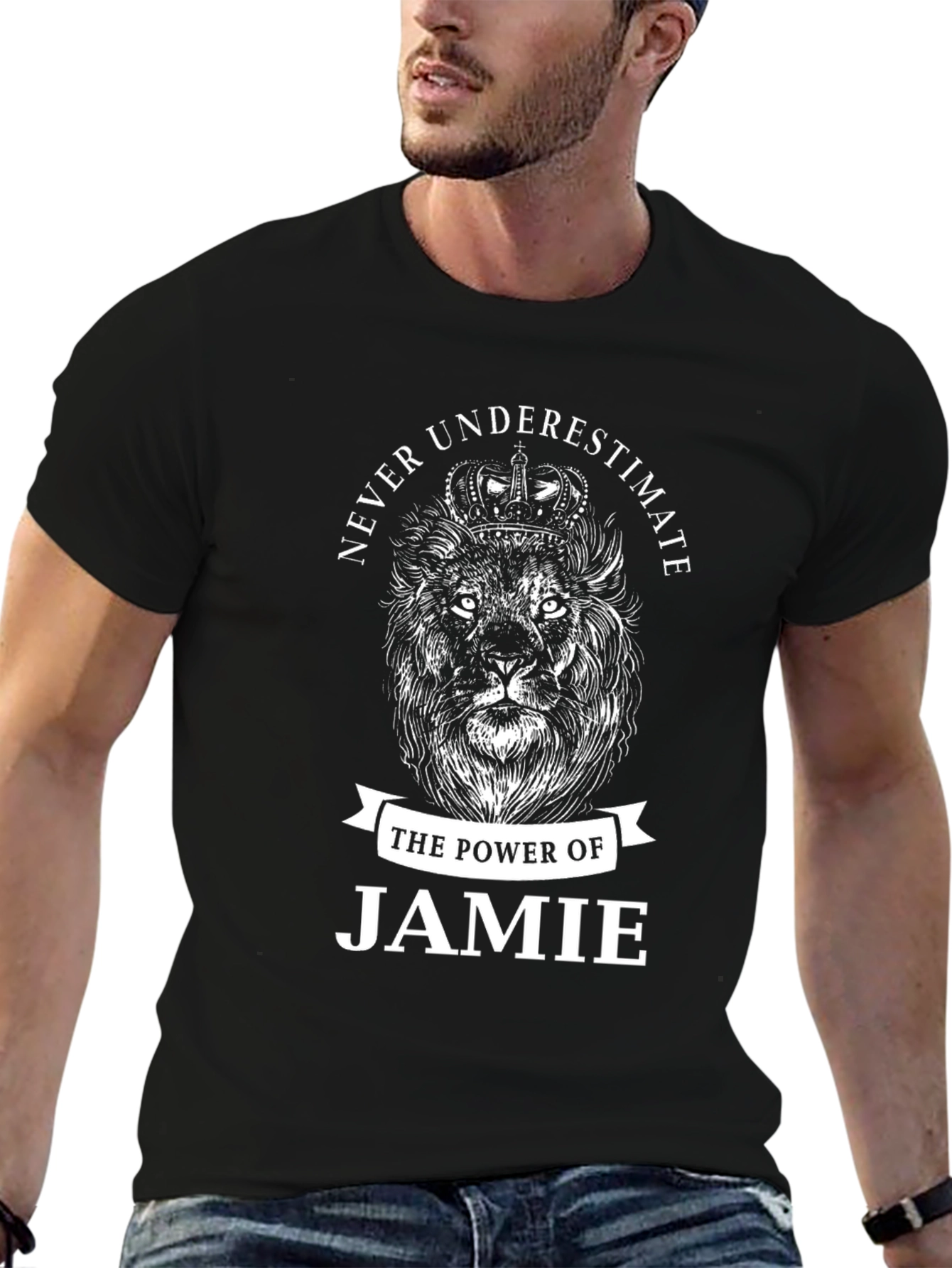 Never Underestimate Jamie Lion Graphic Tee
