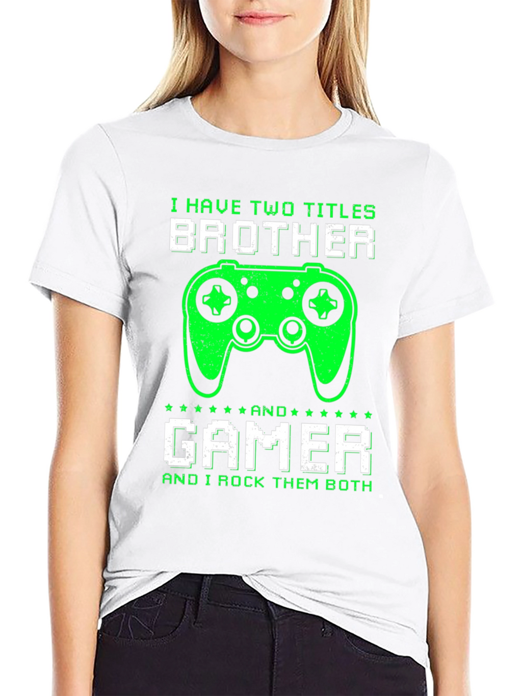Brother Gamer T-Shirt - I Rock Them Both!