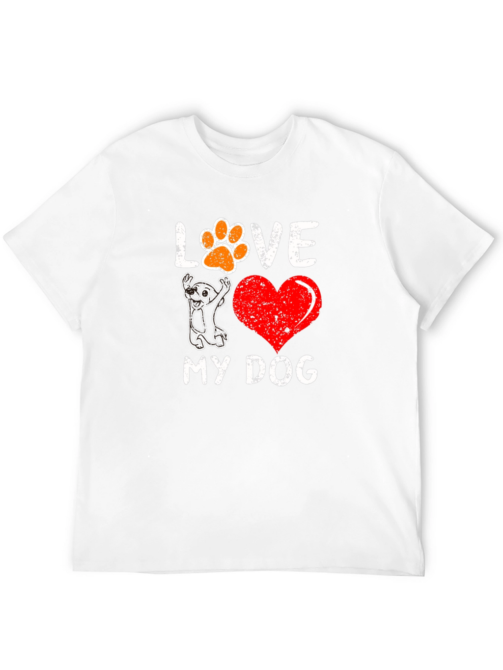 I Love My Dog Graphic Tee