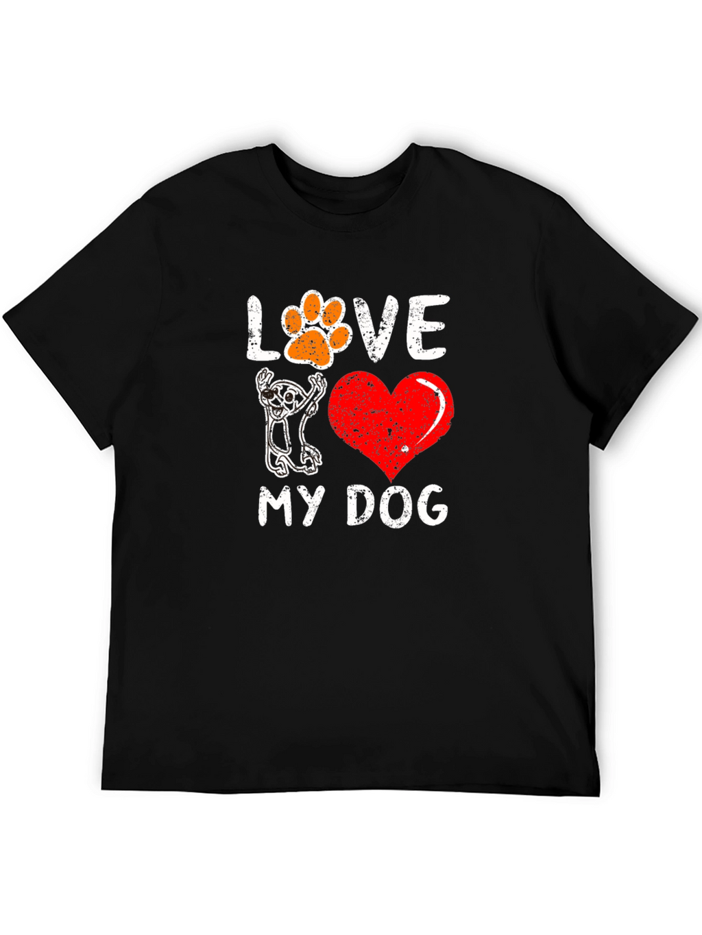 I Love My Dog Graphic Tee