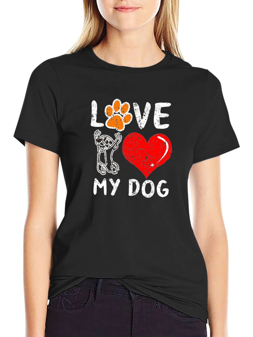 I Love My Dog Graphic Tee