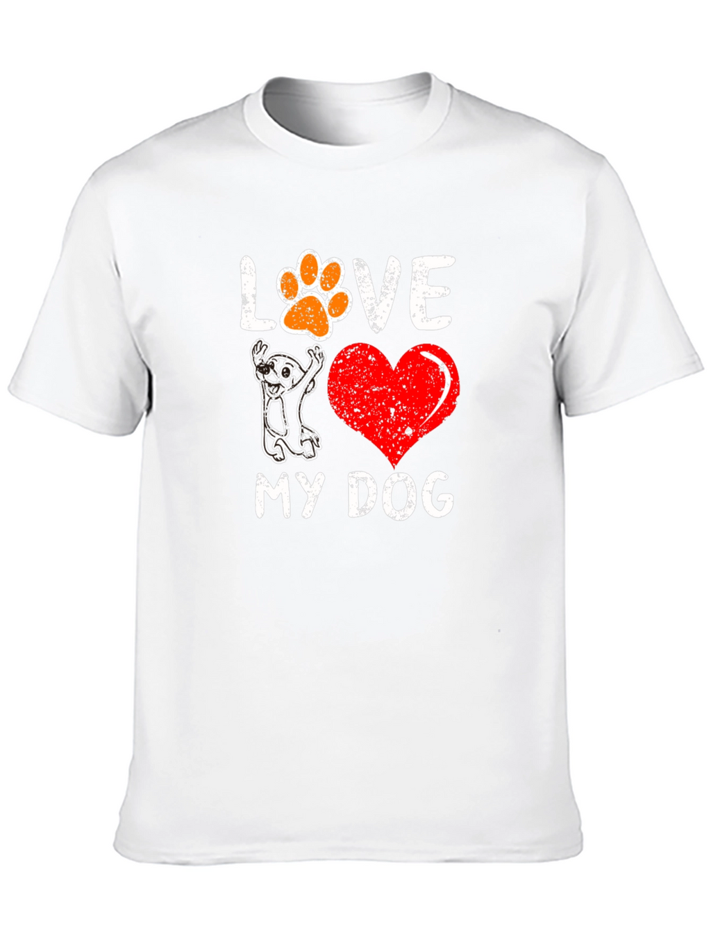 I Love My Dog Graphic Tee