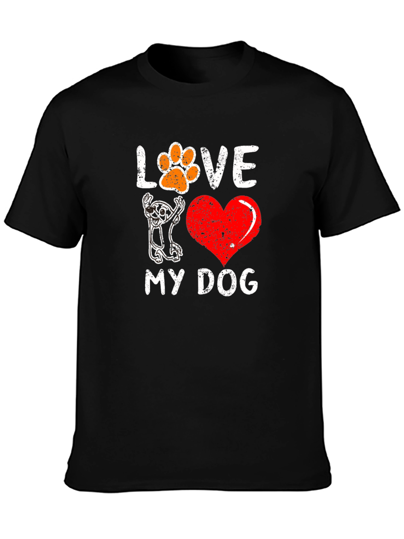 I Love My Dog Graphic Tee