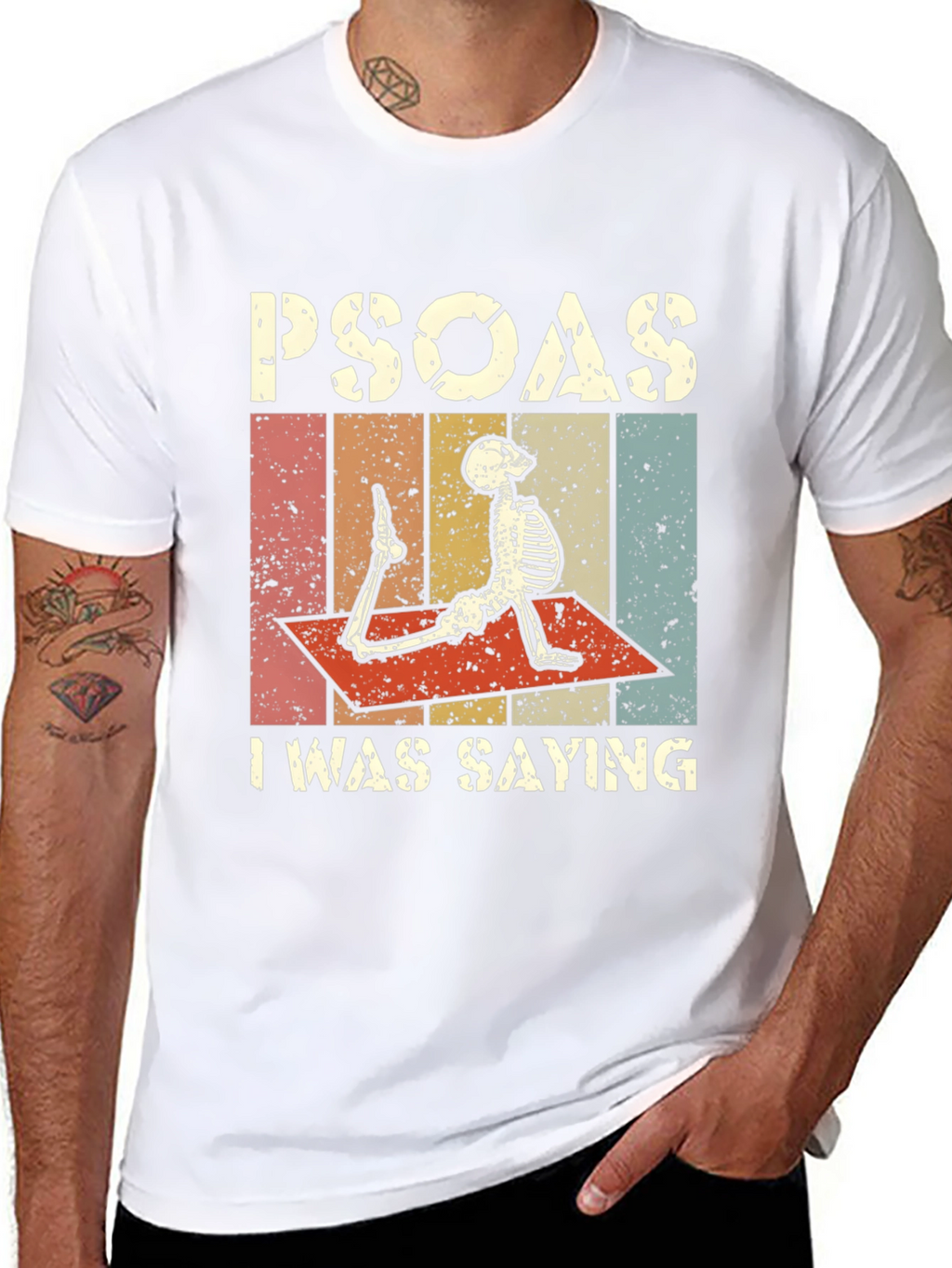 Psoas Yoga Skeleton Graphic Tee