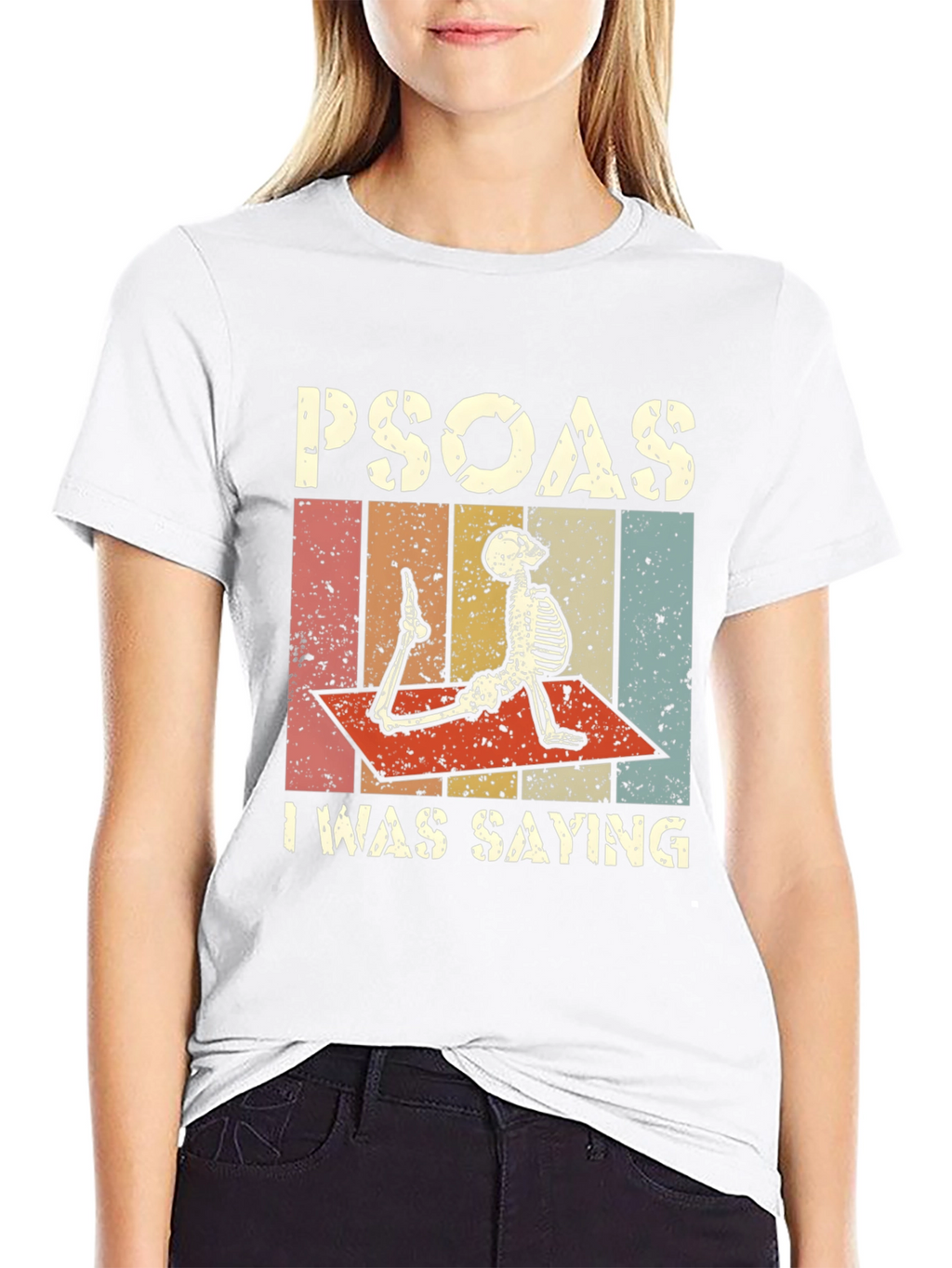 Psoas Yoga Skeleton Graphic Tee