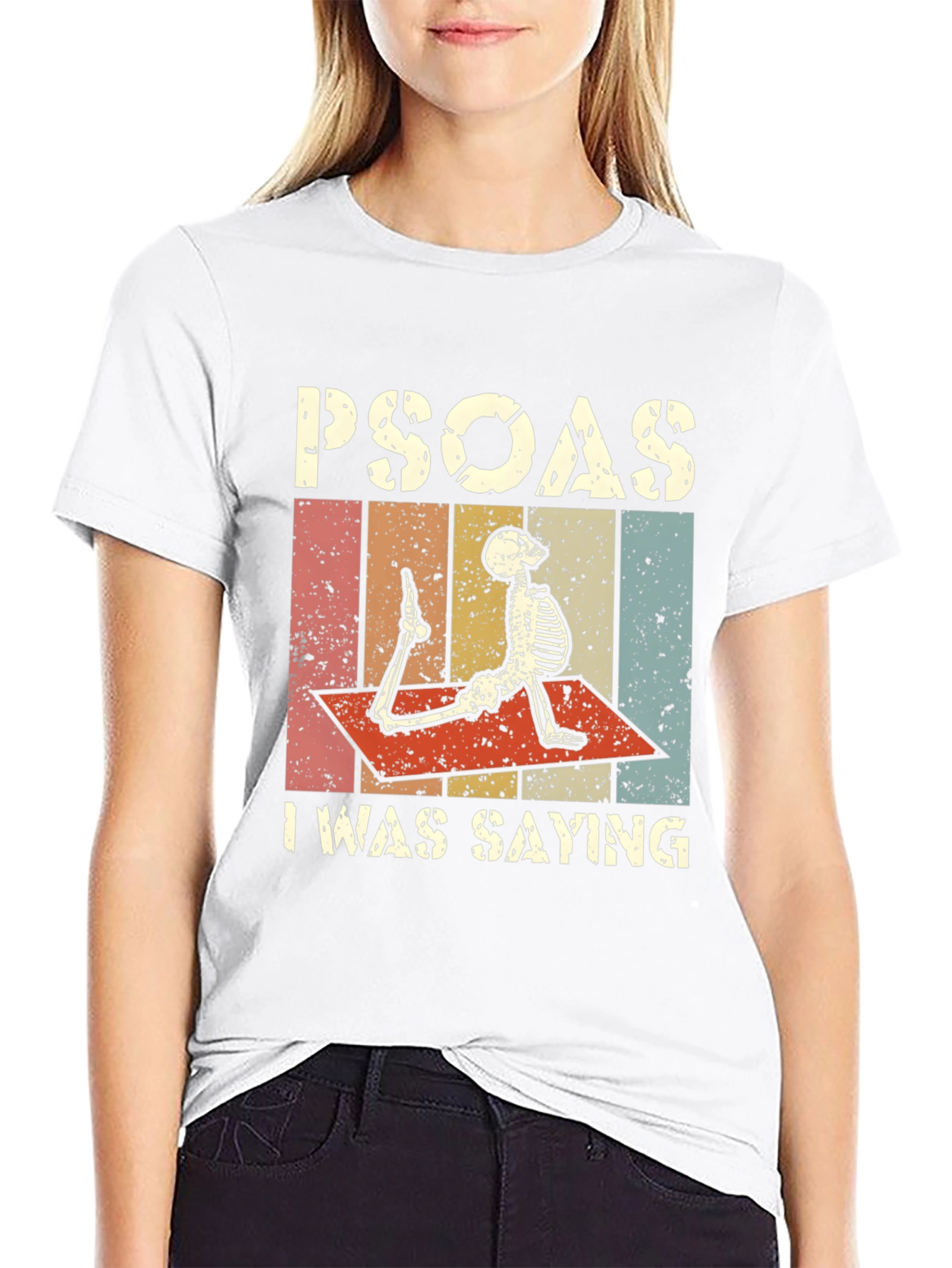 Psoas Yoga Skeleton Graphic Tee