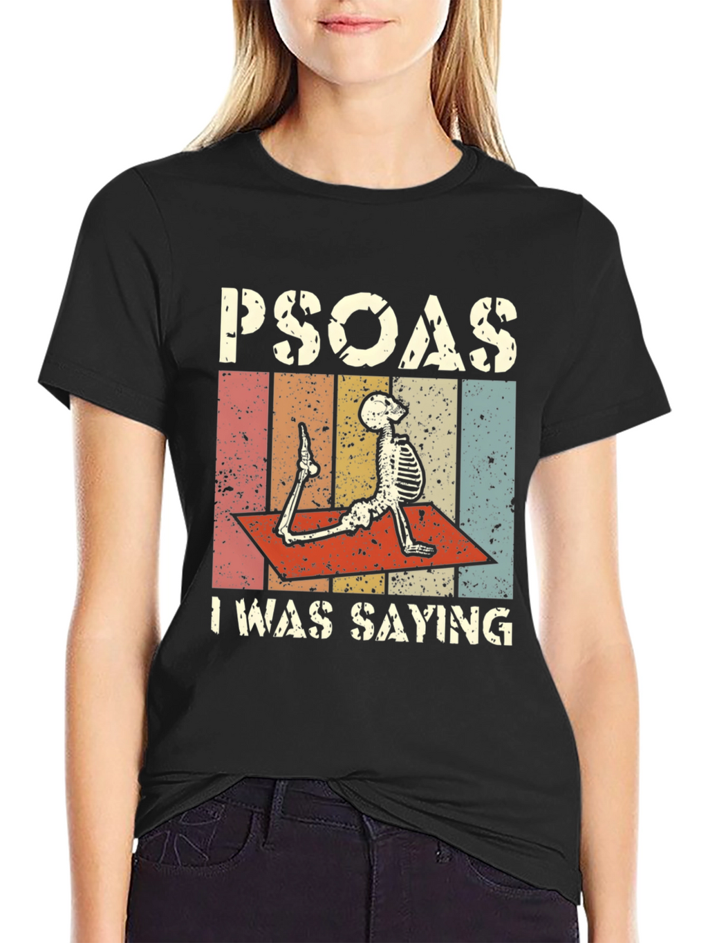 Psoas Yoga Skeleton Graphic Tee