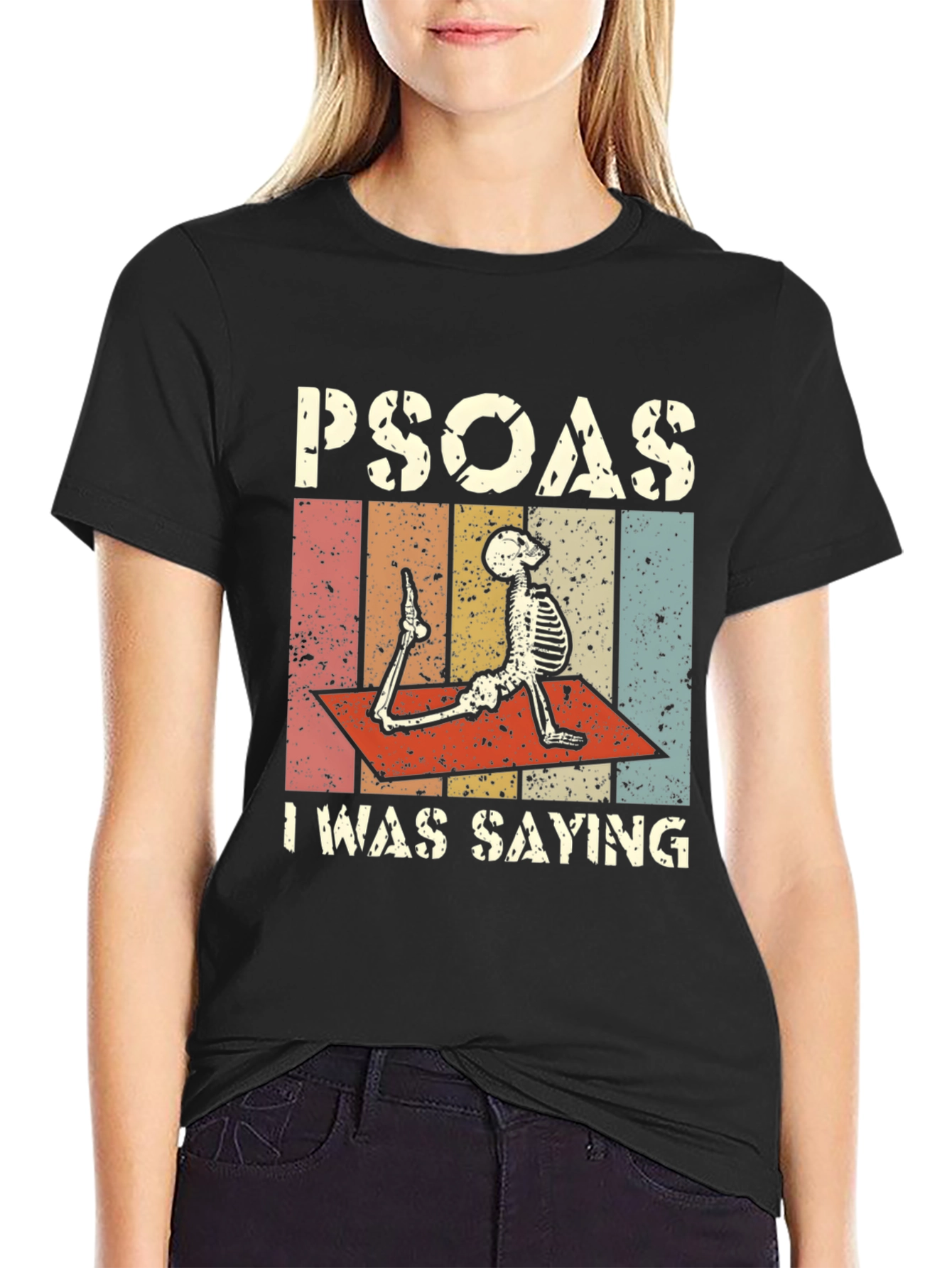 Psoas Yoga Skeleton Graphic Tee