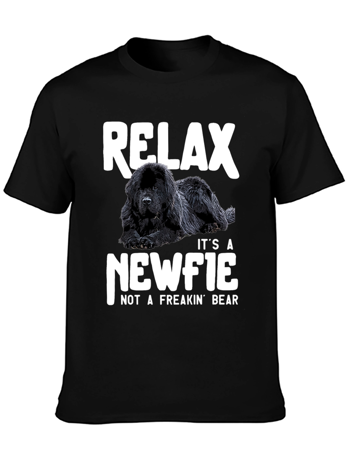 Relax Newfie Dog T-Shirt