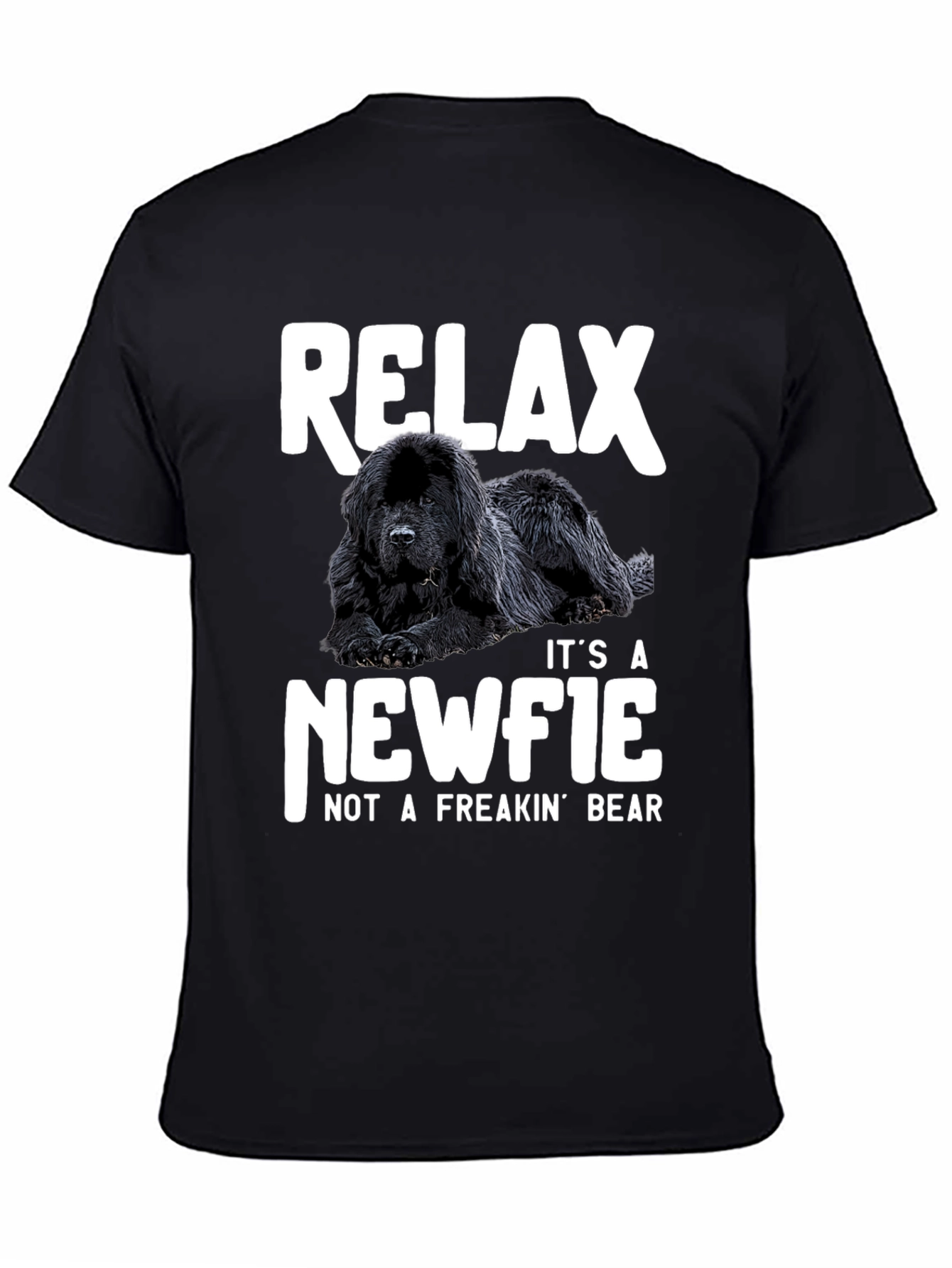 Relax Newfie Dog T-Shirt