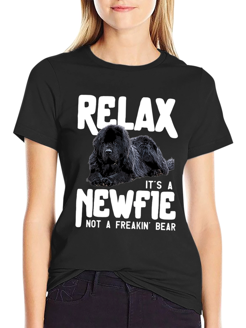 Relax Newfie Dog T-Shirt