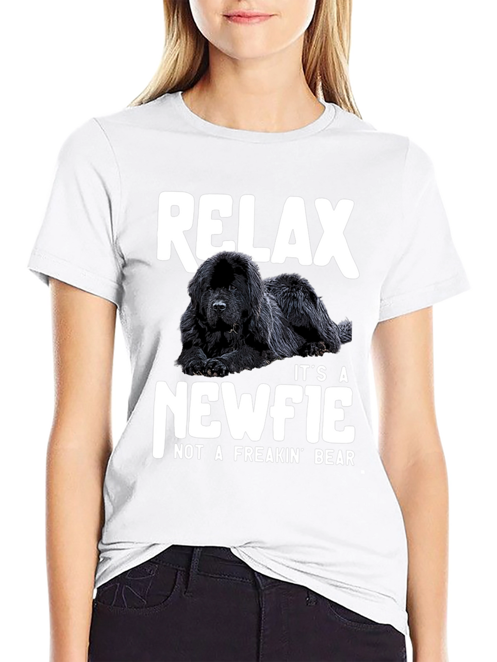 Relax Newfie Dog T-Shirt
