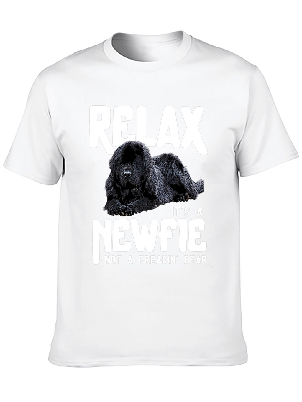 Relax Newfie Dog T-Shirt