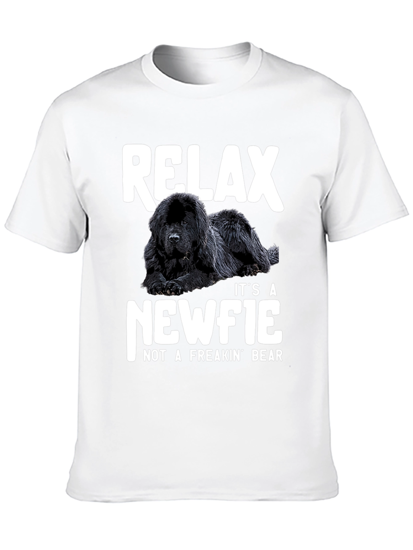 Relax Newfie Dog T-Shirt