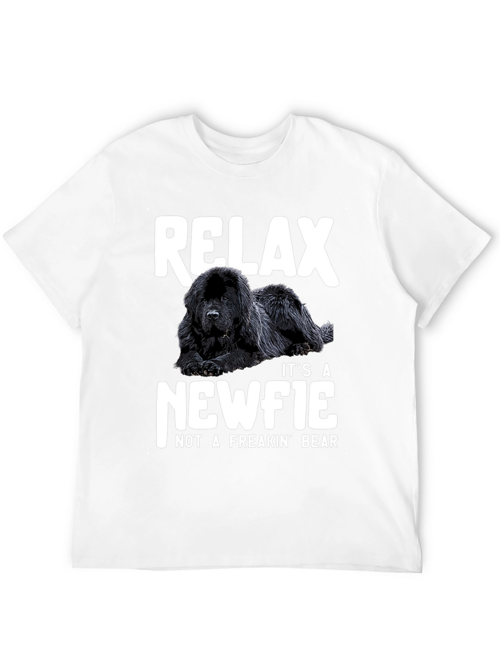 Relax Newfie Dog T-Shirt