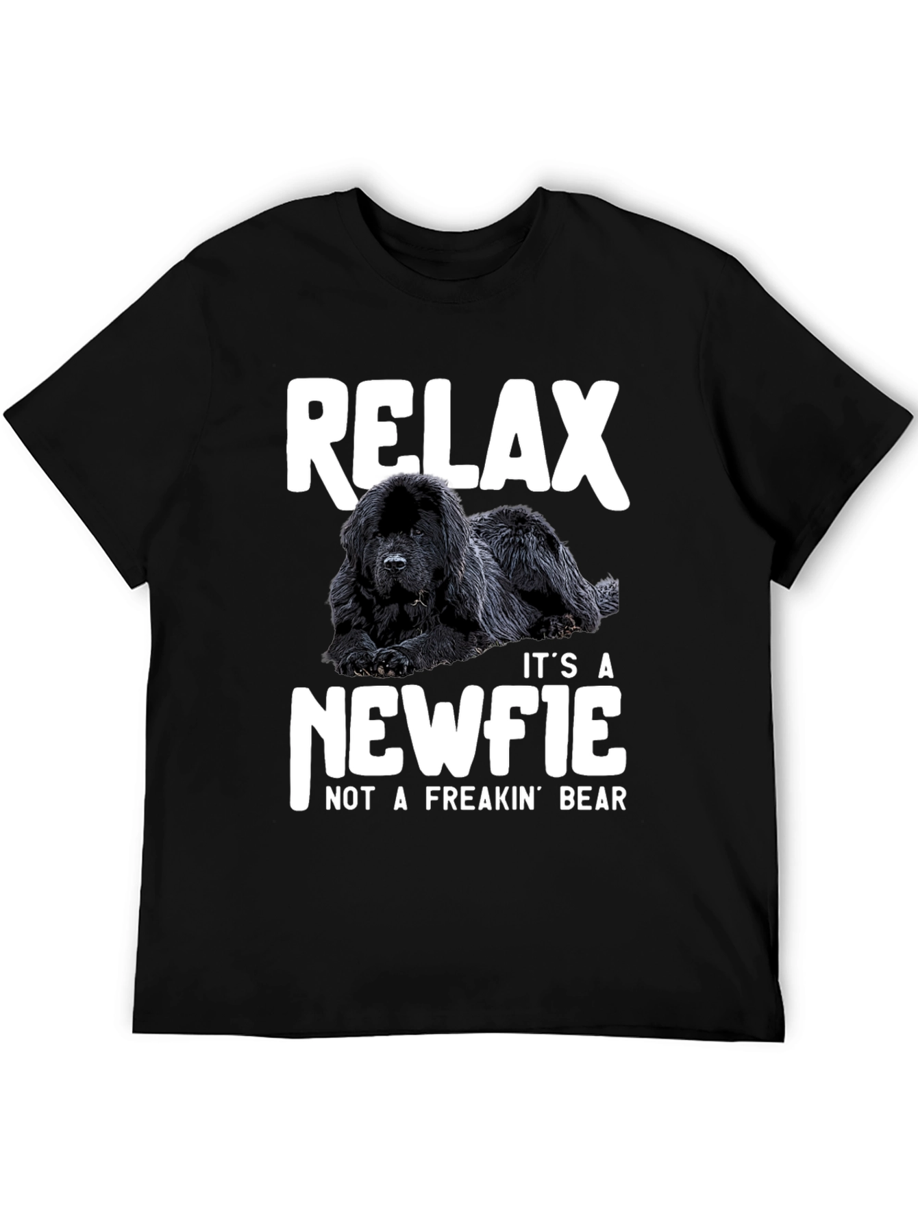 Relax Newfie Dog T-Shirt