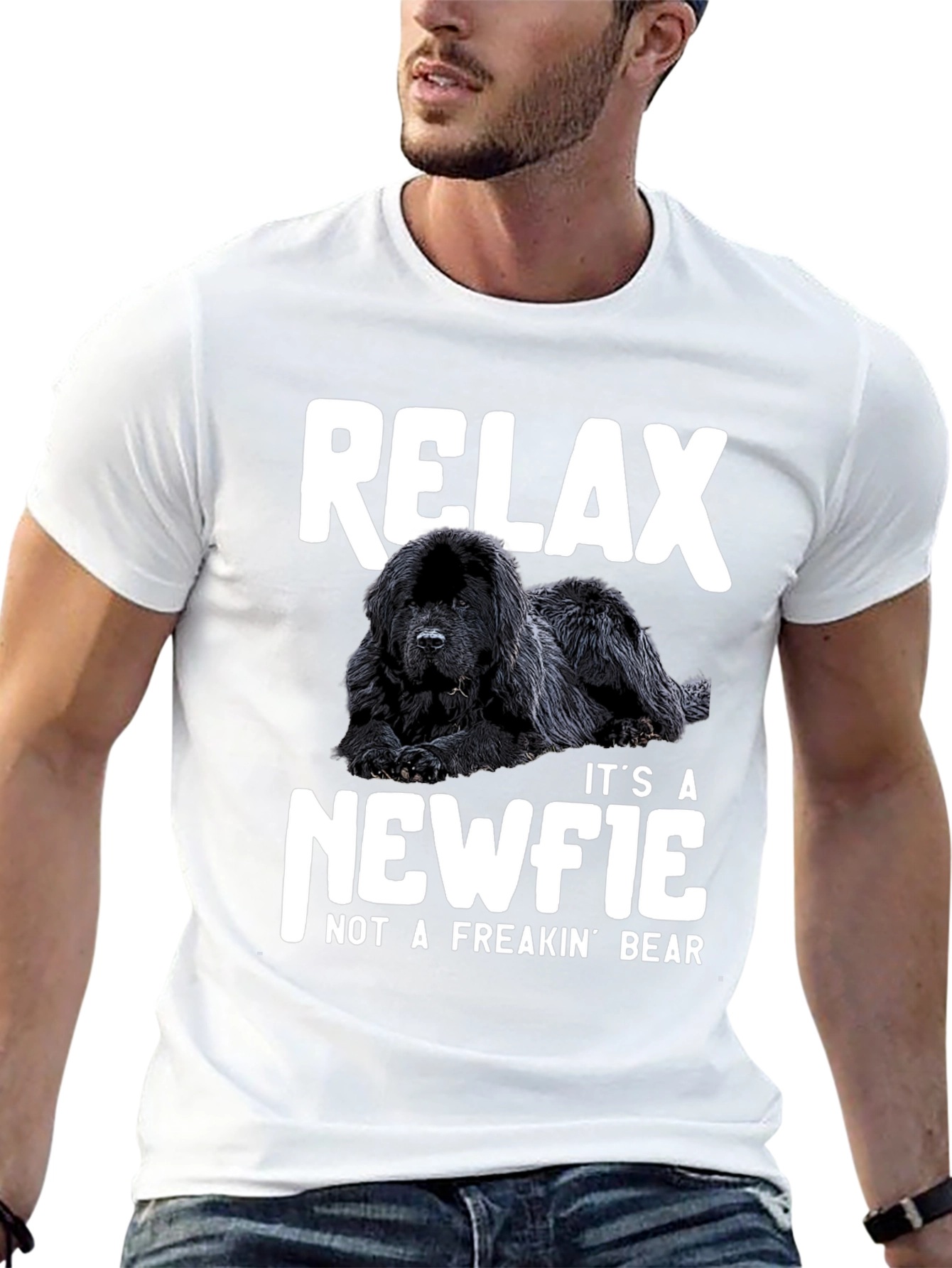 Relax Newfie Dog T-Shirt