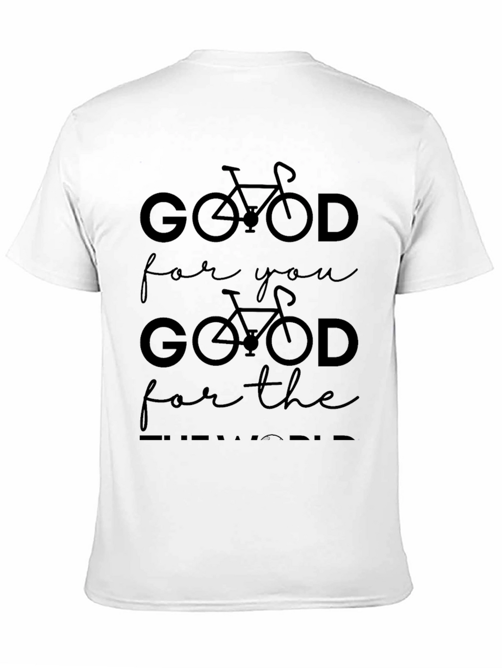 Good For You Cycling Black Graphic Tee