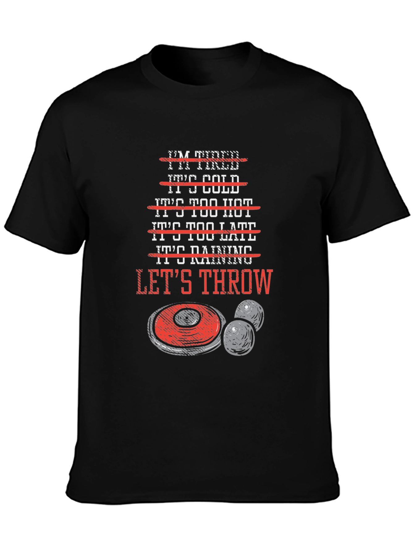 Lets Throw T-Shirt Bocce Balls
