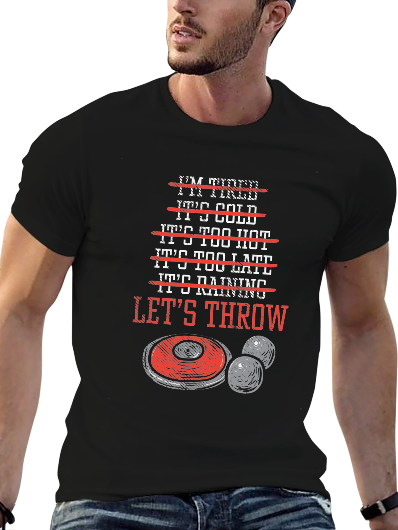 Lets Throw T-Shirt Bocce Balls