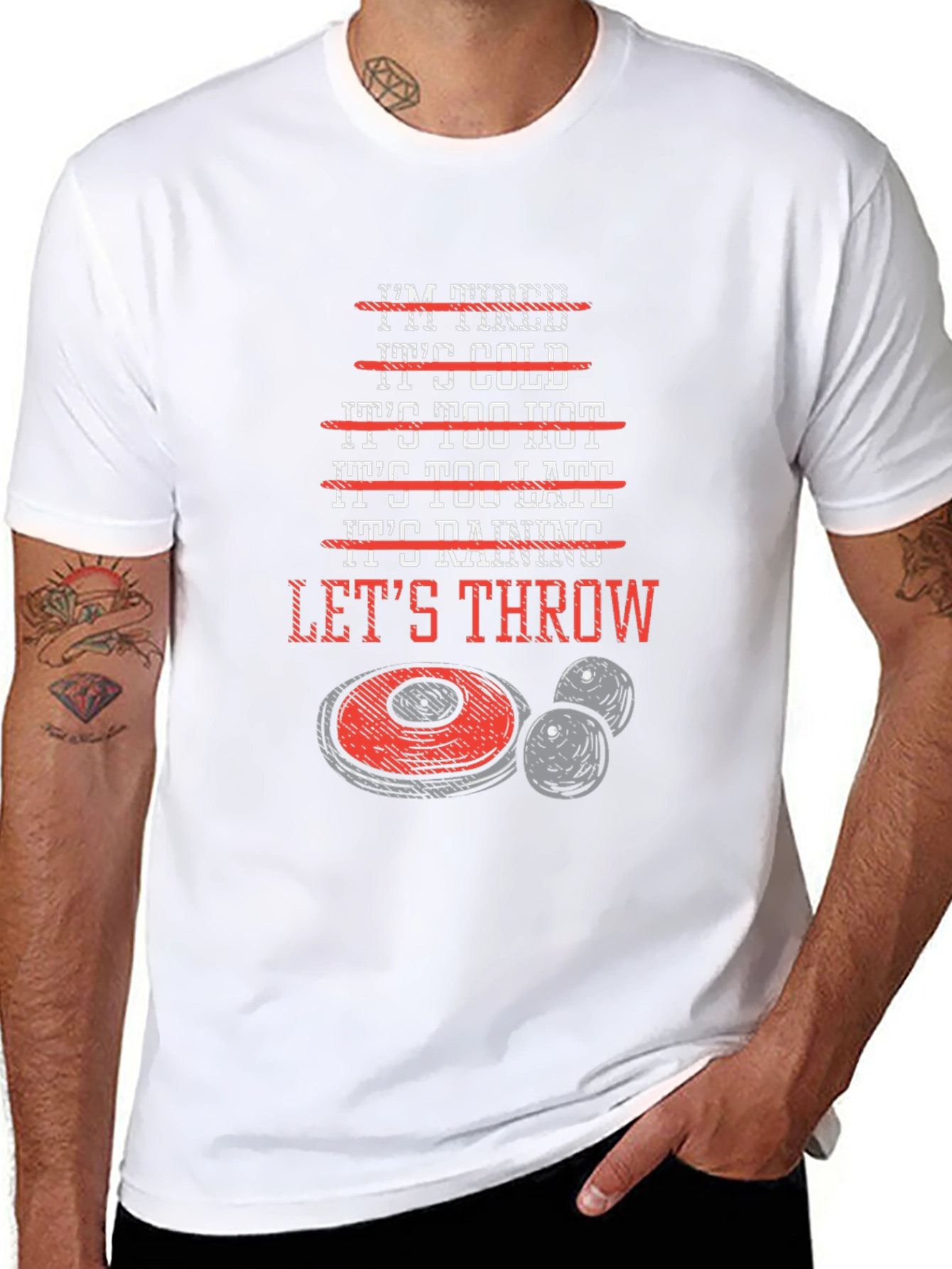 Lets Throw T-Shirt Bocce Balls
