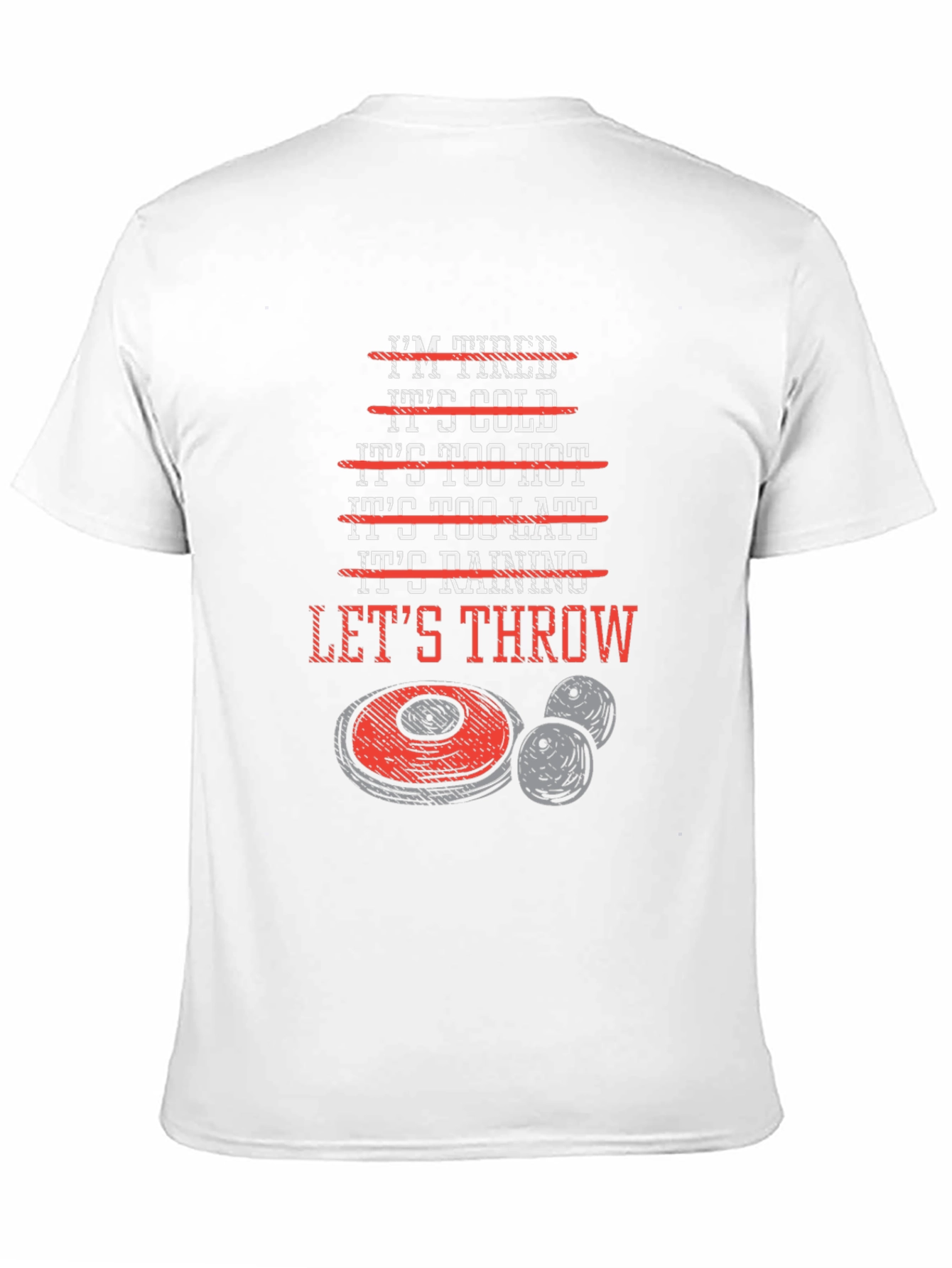 Lets Throw T-Shirt Bocce Balls