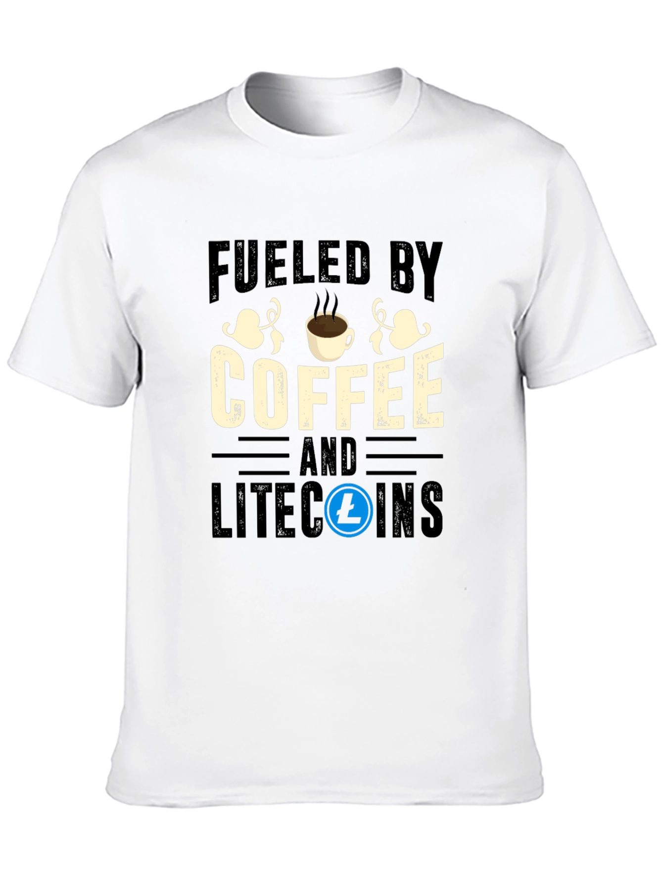 Fueled by Coffee and Litecoins T-Shirt