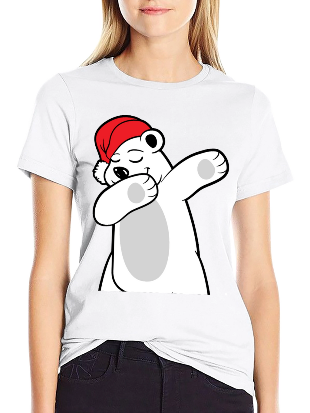 Dabbing Santa Bear Holiday T-Shirt