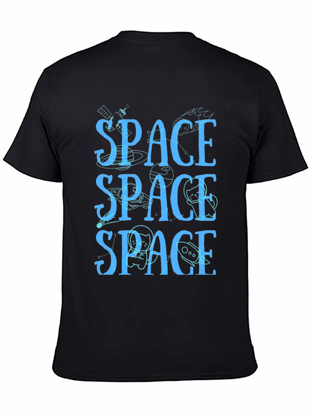 Space T-Shirt - Novelty Graphic Tee