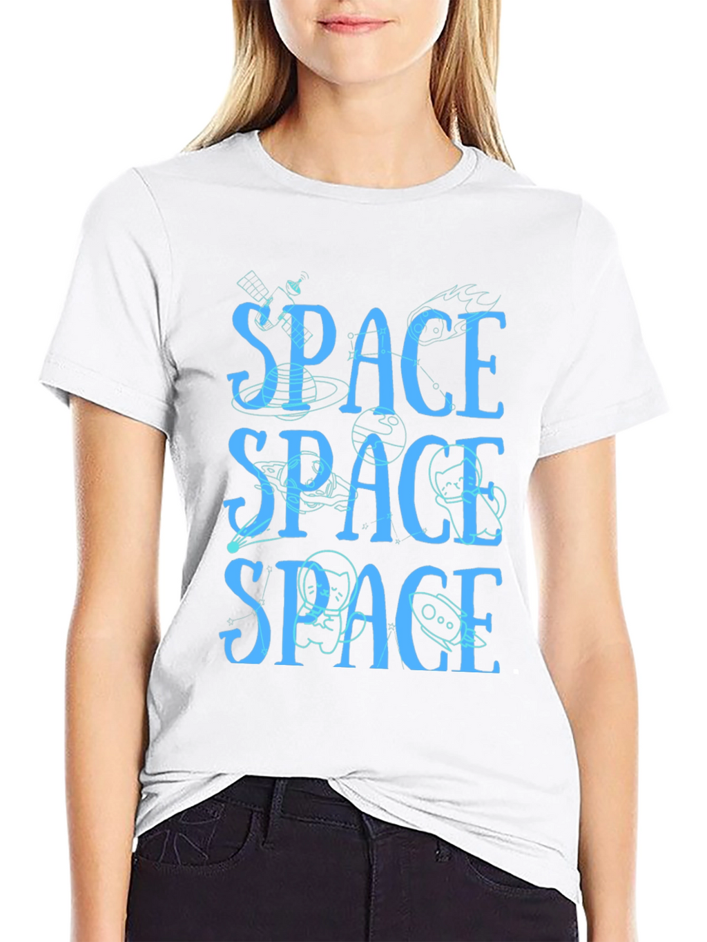 Space T-Shirt - Novelty Graphic Tee