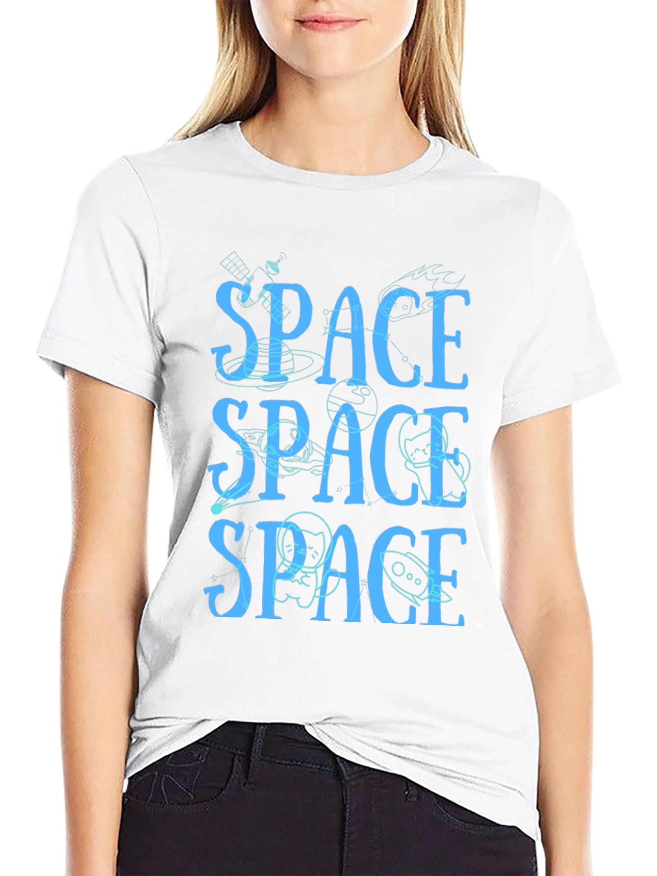 Space T-Shirt - Novelty Graphic Tee